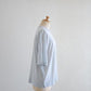 Soft cotton sheer pullover in Blue Gray