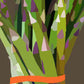 ウールヴェジタブルストール Asparagus