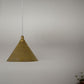 Conical pendant lamp, machined