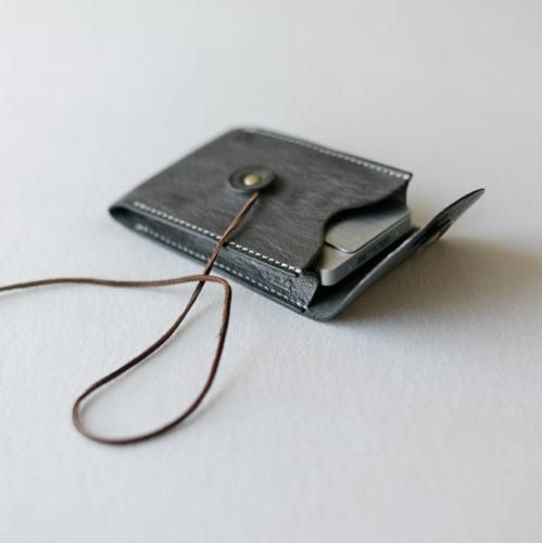 Goat leather digital camera case