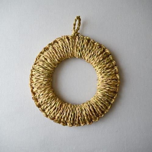 わらの鍋敷き L