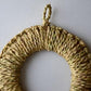 Straw trivet, large