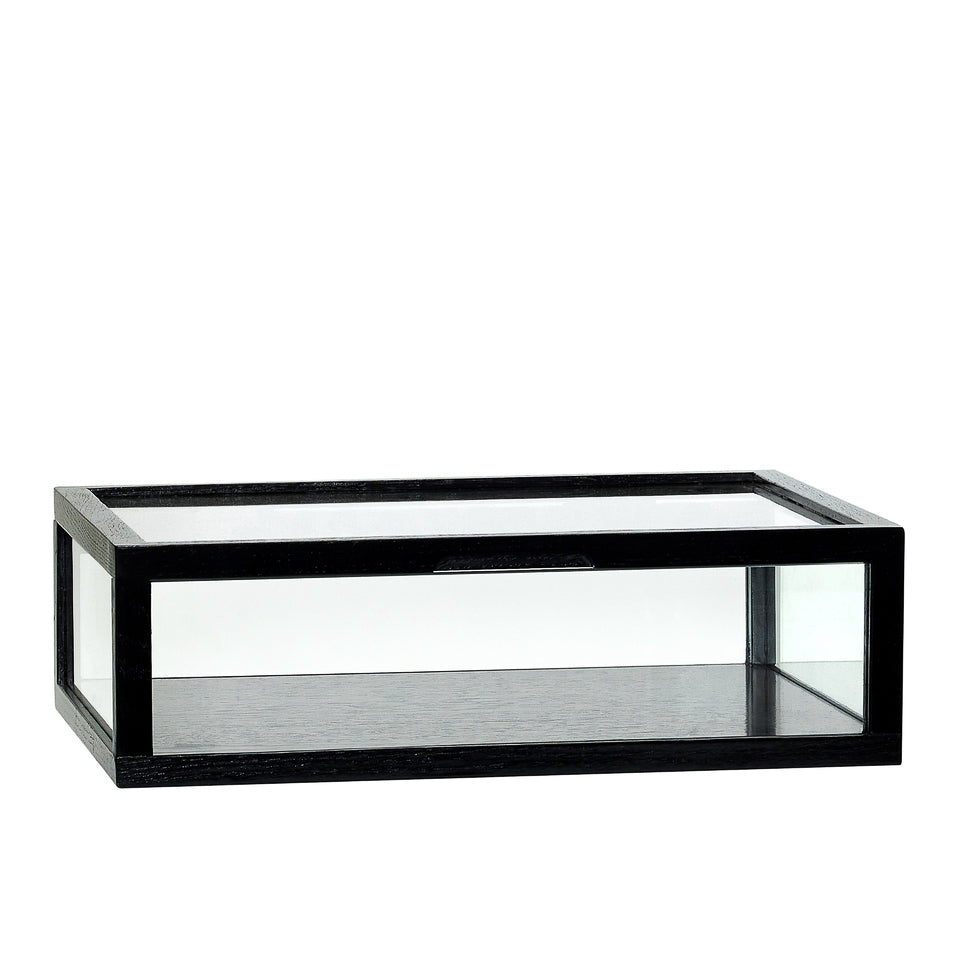 Glass display case