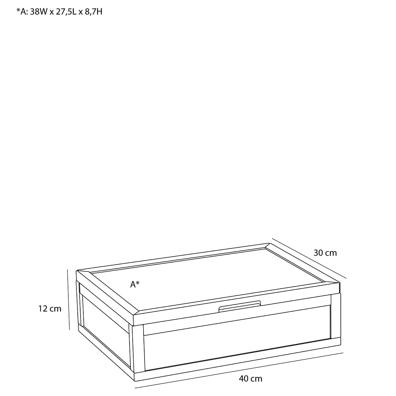 Glass display case