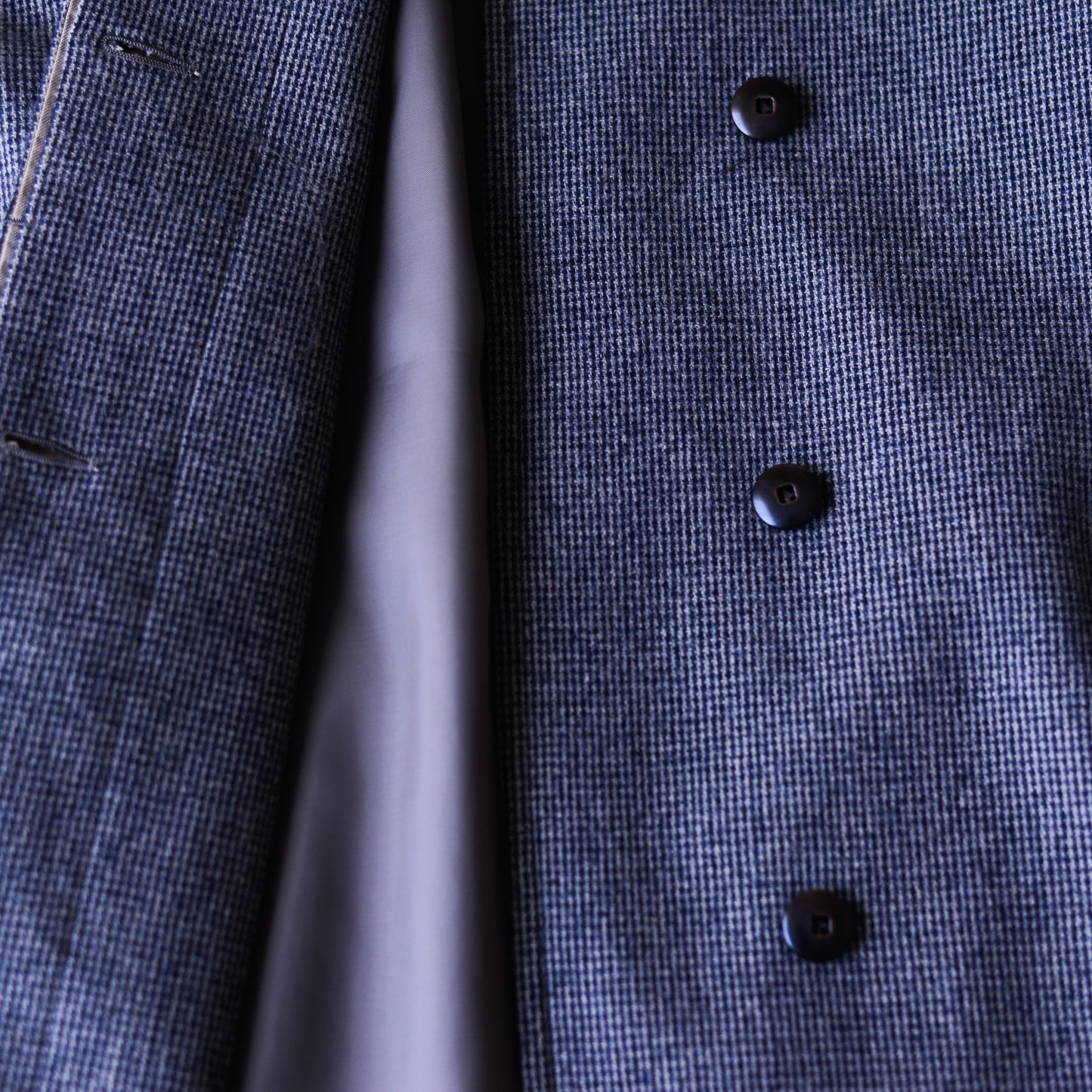 울 노 칼라 쇼트 재킷 Beige × Black