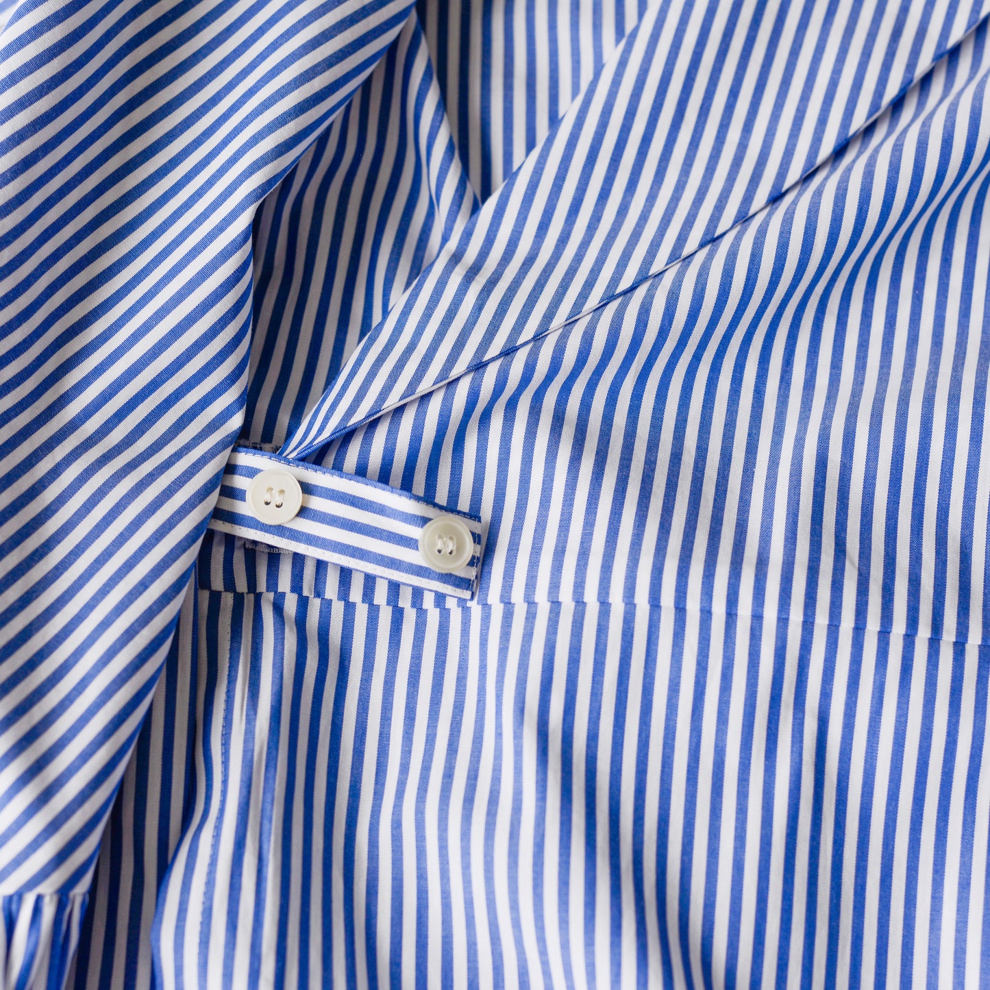 ショールカラーカシュクールワンピース White×Navy