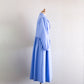 ショールカラーカシュクールワンピース Sky Blue