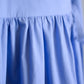 ショールカラーカシュクールワンピース Sky Blue