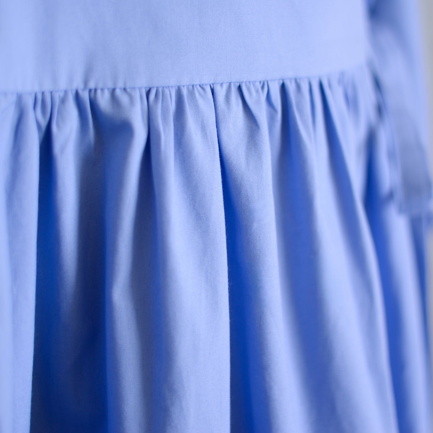 ショールカラーカシュクールワンピース Sky Blue