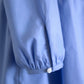 ショールカラーカシュクールワンピース Sky Blue