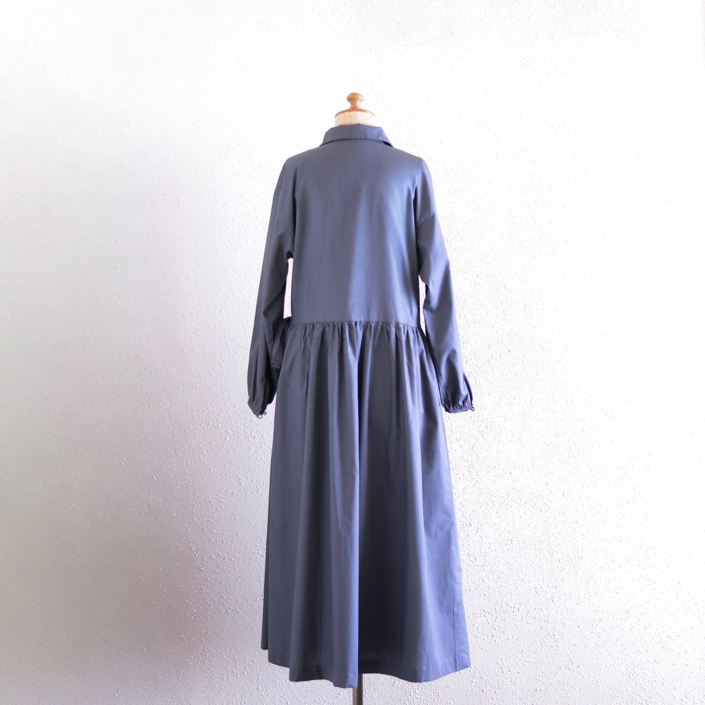 ショールカラーカシュクールワンピース Charcoal Gray