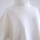 Australian Wool Turtleneck Off White