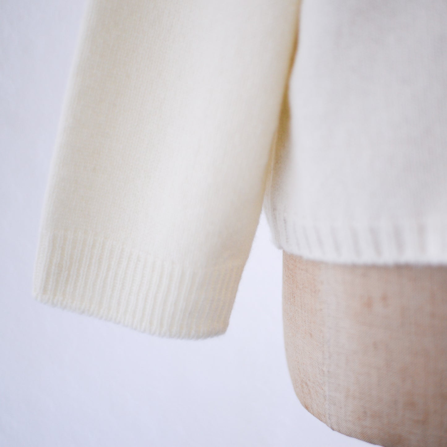 Australian Wool Turtleneck Off White