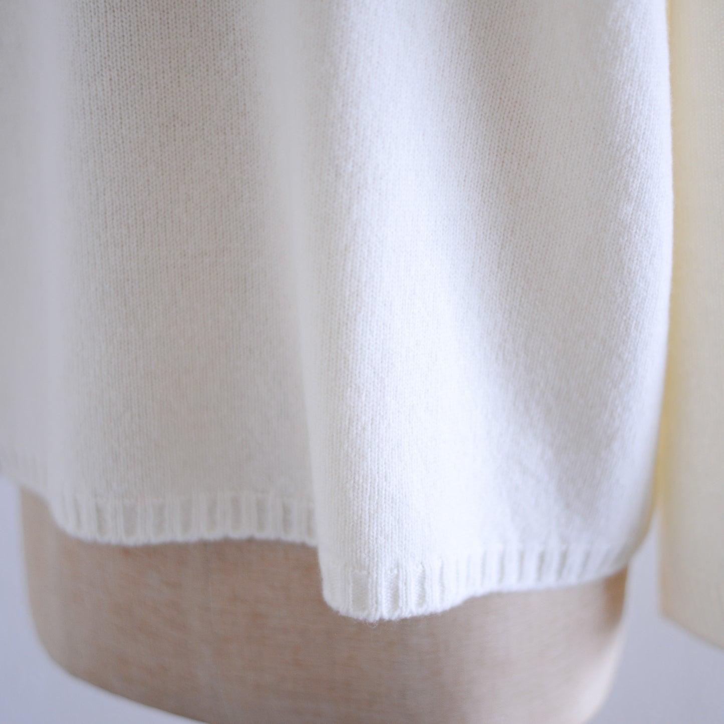 Australian Wool Turtleneck Off White