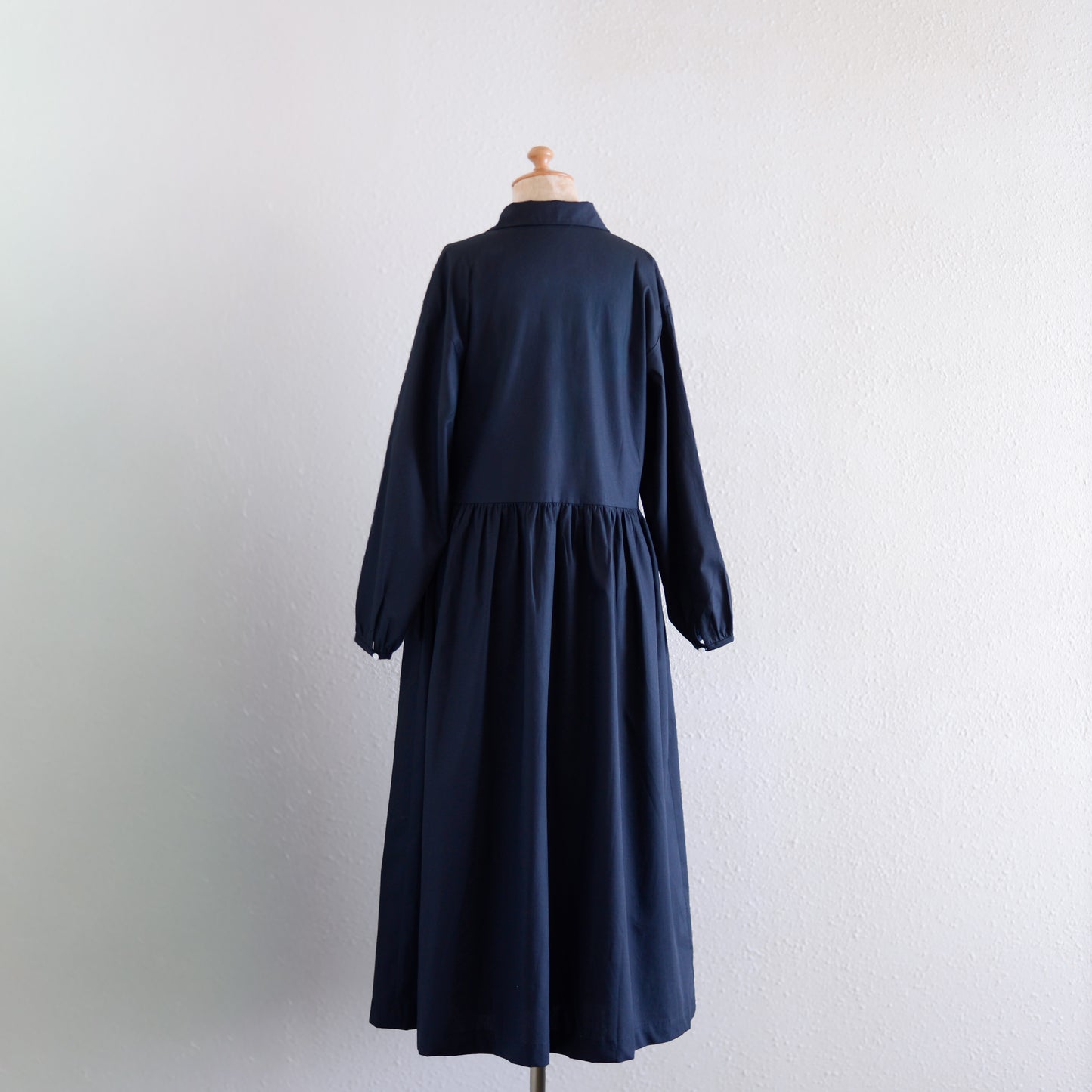 ショールカラーカシュクールワンピース Black