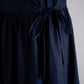 ショールカラーカシュクールワンピース Black