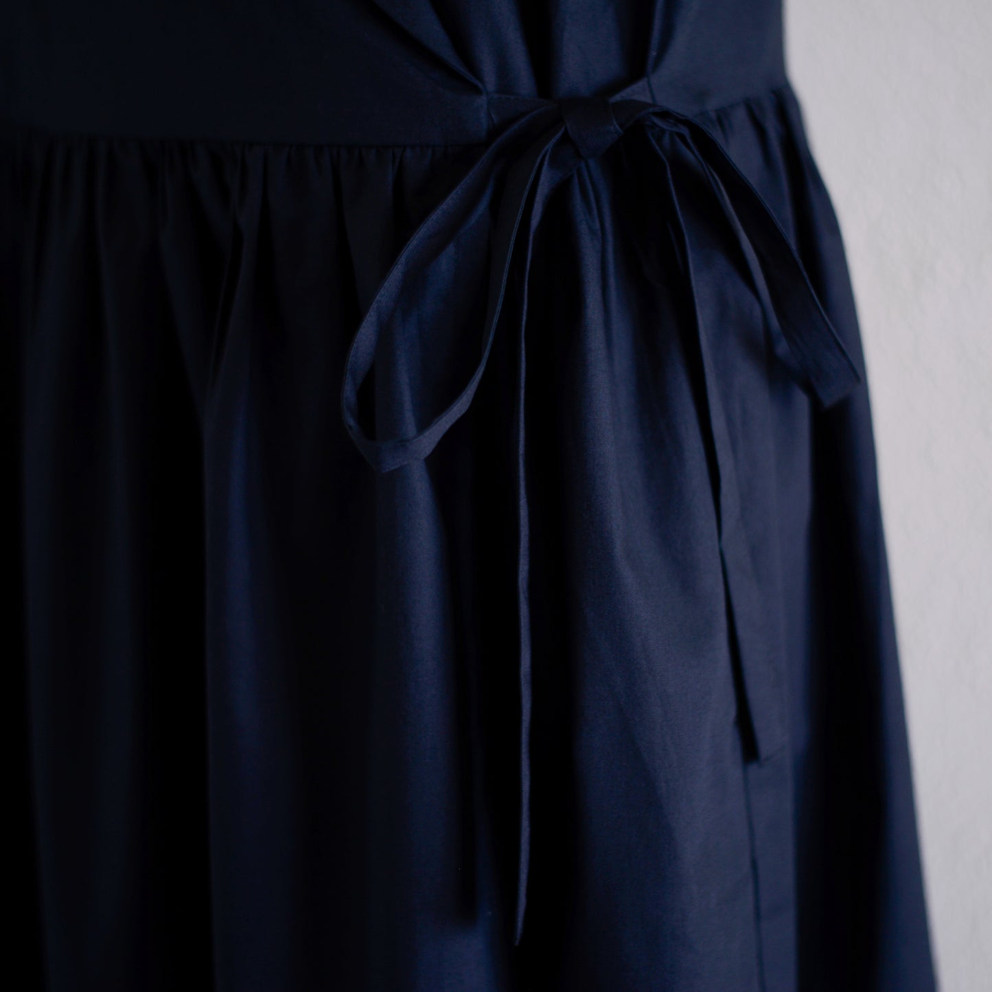 ショールカラーカシュクールワンピース Black