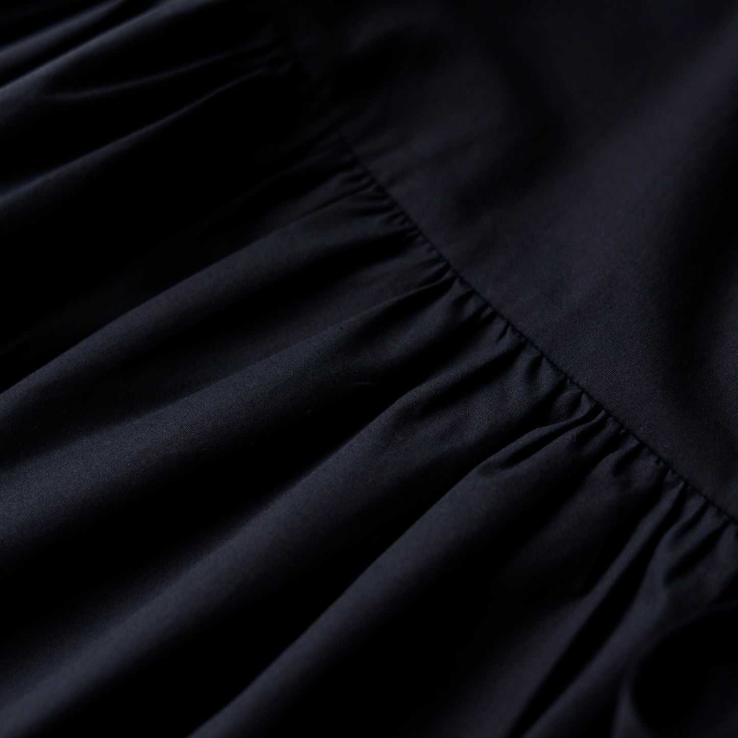 ショールカラーカシュクールワンピース Black