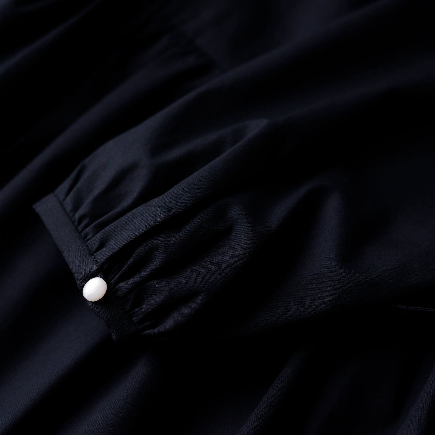 ショールカラーカシュクールワンピース Black