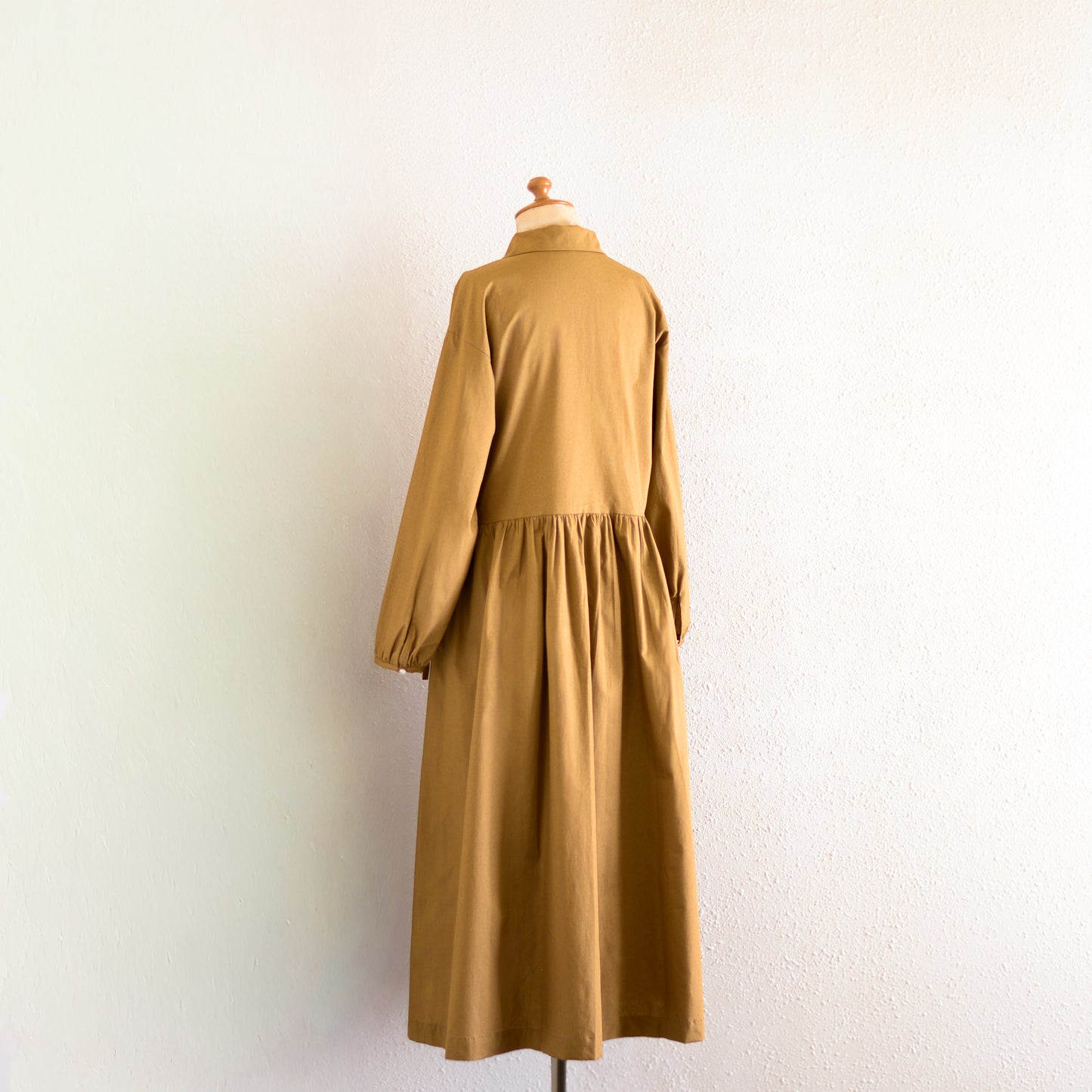 ショールカラーカシュクールワンピース Mocha