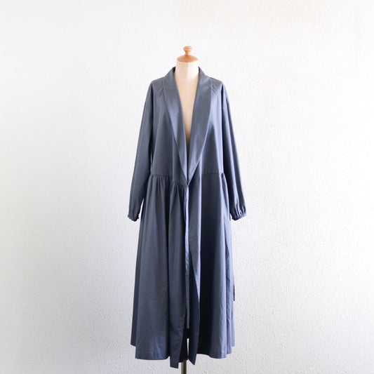 ショールカラーカシュクールワンピース Charcoal Gray