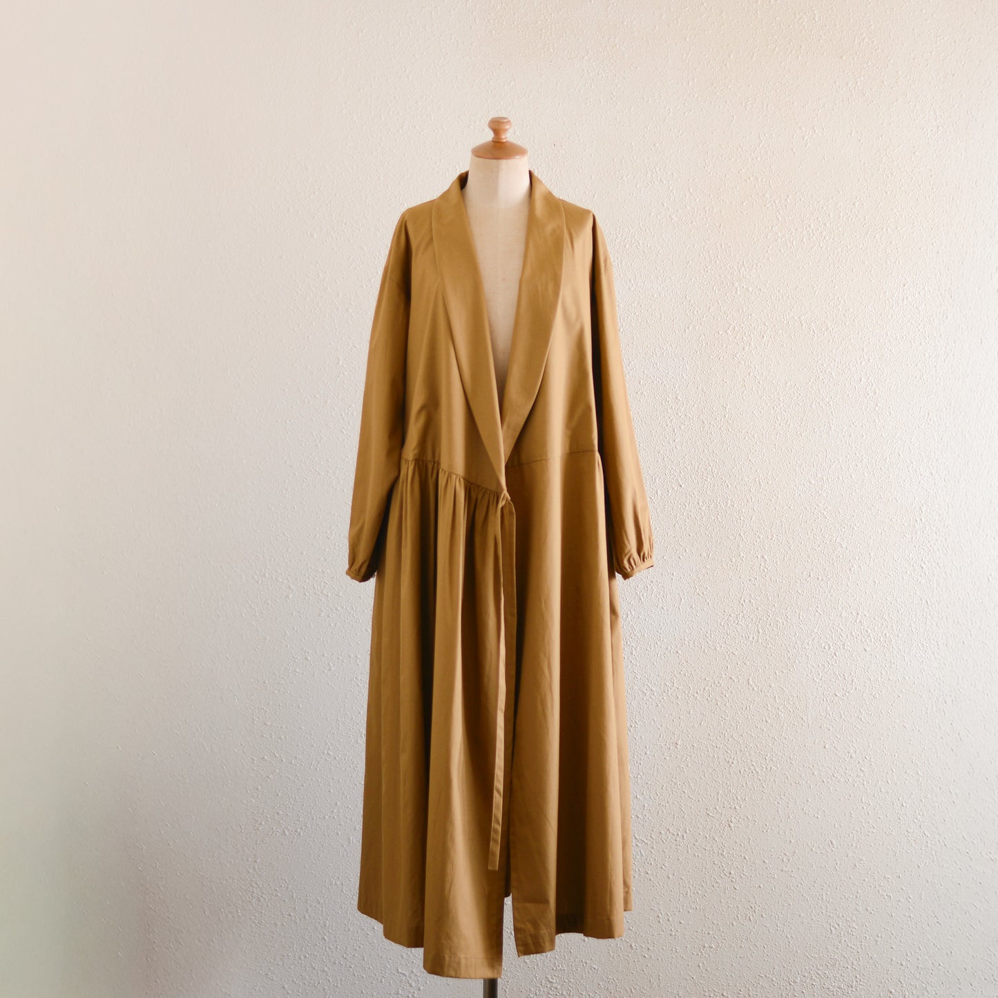 ショールカラーカシュクールワンピース Mocha