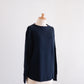 Cotton Waffle Long Sleeve Shirt Black