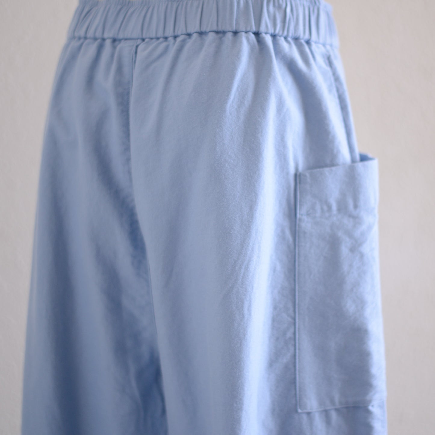 コットンサイドポケットパンツ Sax