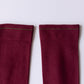Solid Burgundy Socks