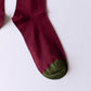 Solid Burgundy Socks