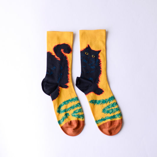 Buttercup Cat Socks