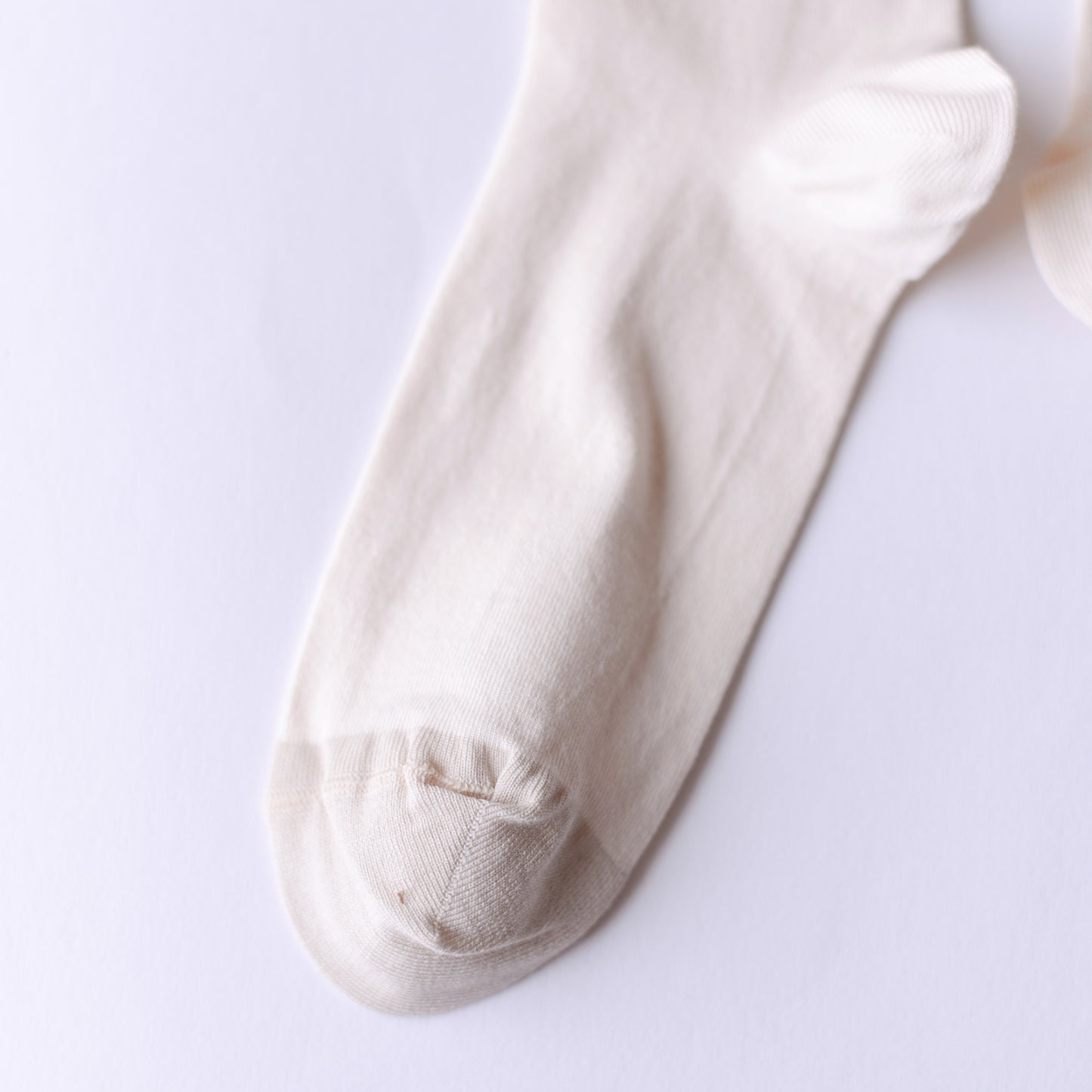 Solid Natural Socks