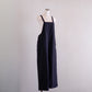 コットンリネンサロペット Black
