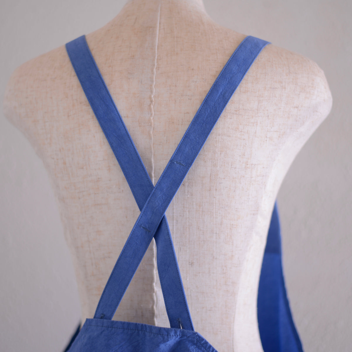 コットンリネンサロペット Blue