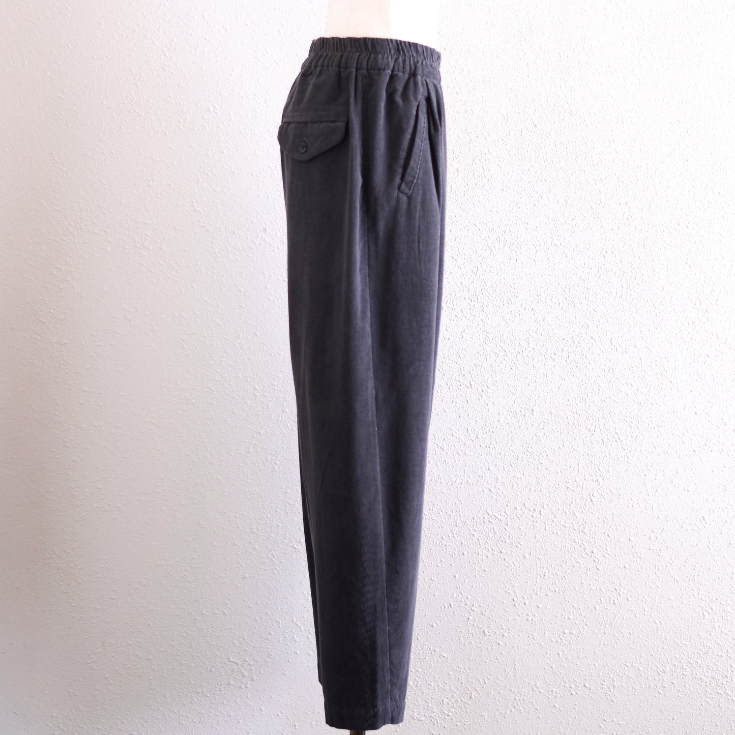 コットンイージーバレルパンツ Dark Brown