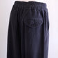 コットンイージーバレルパンツ Dark Brown