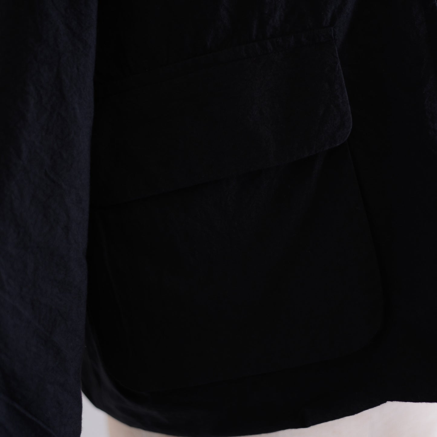 コットンキルトリバーシブルジャケット Black