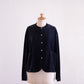 コットンベロアスナップジャケット Black