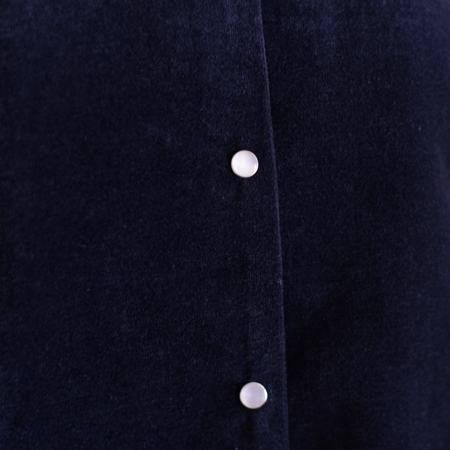 コットンベロアスナップジャケット Black