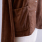 コットンベロアスナップジャケット Brown