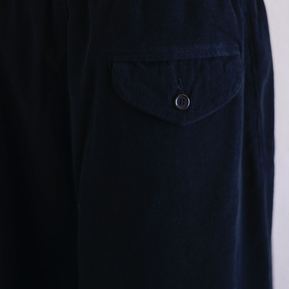 コットンイージーバレルパンツ Black