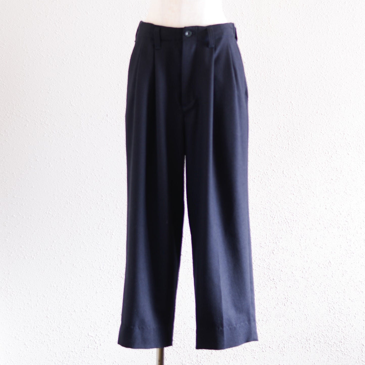 Tweed Tapered Pants Black