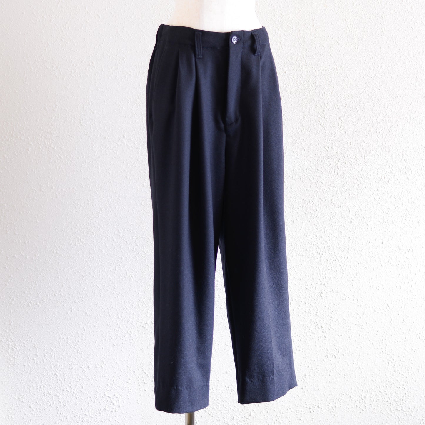 Tweed Tapered Pants Black