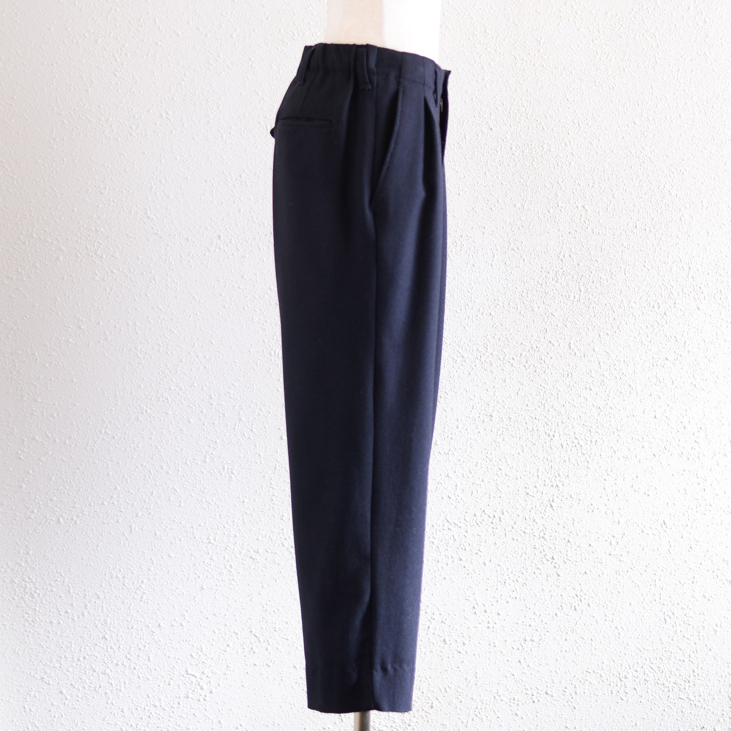 Tweed Tapered Pants Black