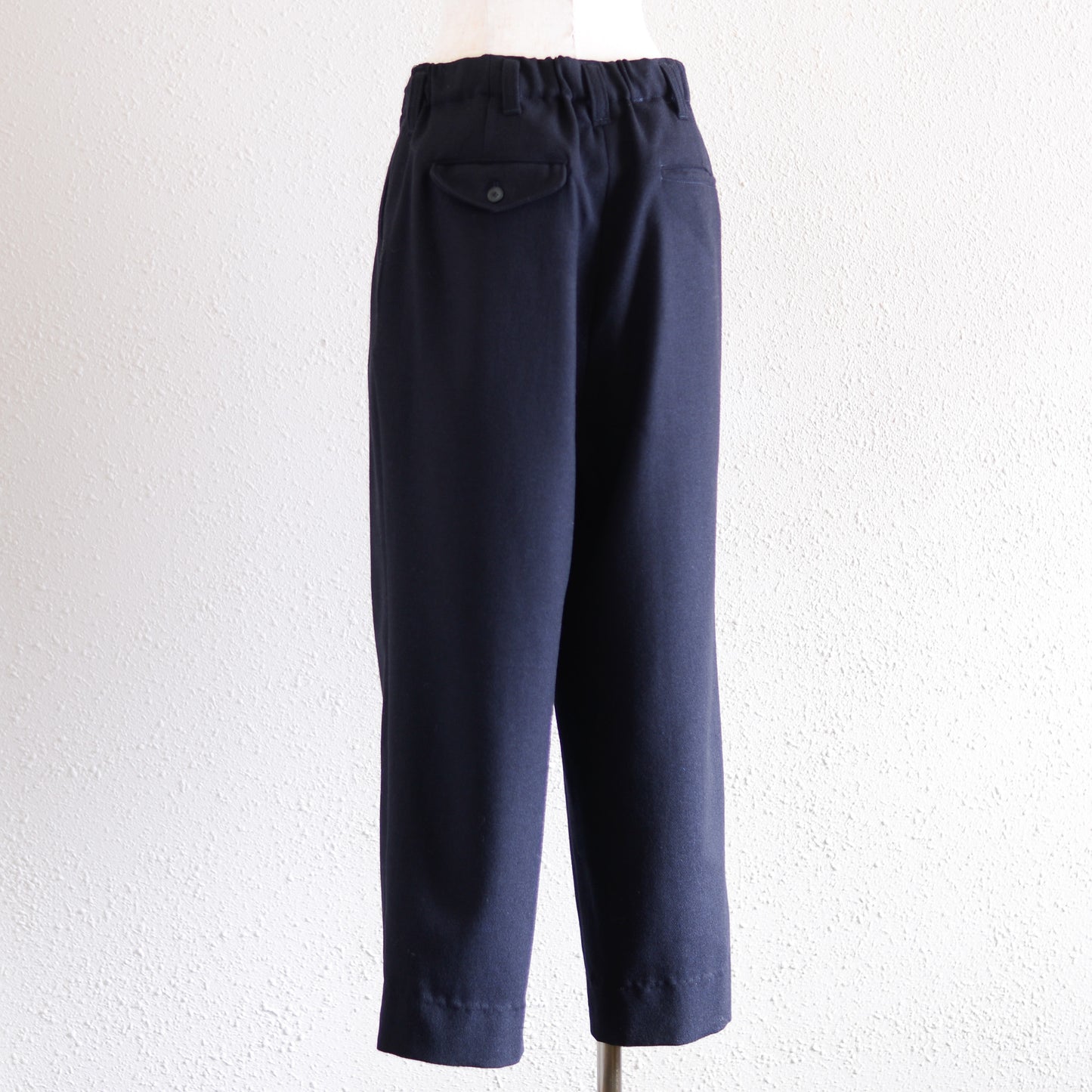 Tweed Tapered Pants Black