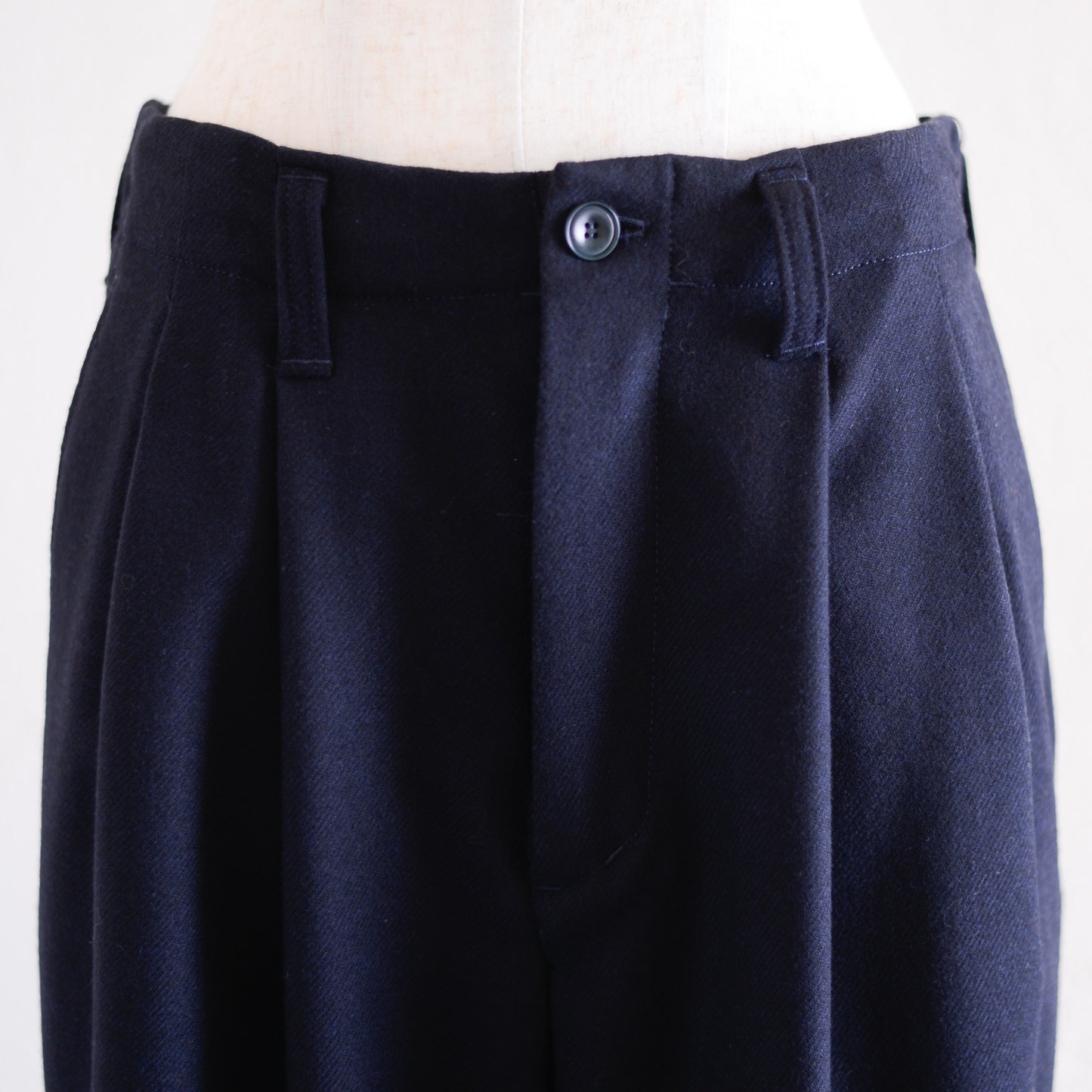 Tweed Tapered Pants Black