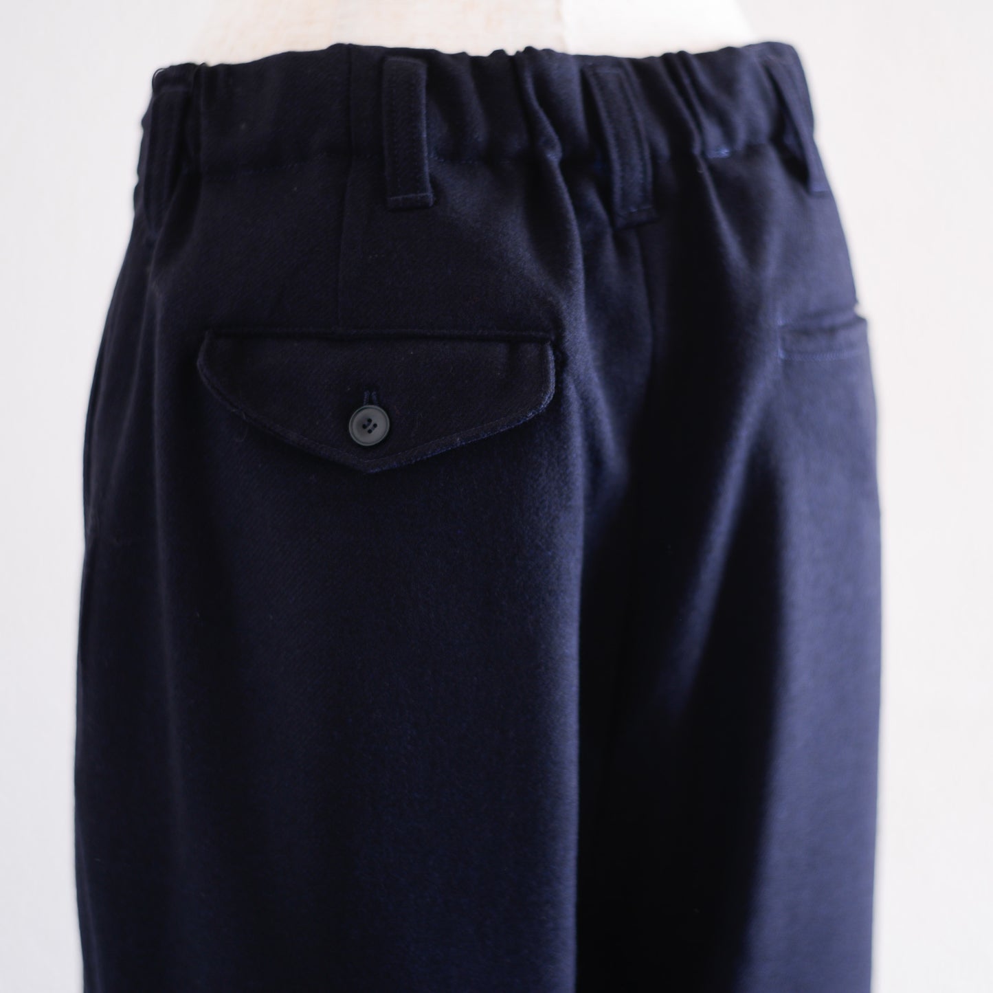 Tweed Tapered Pants Black