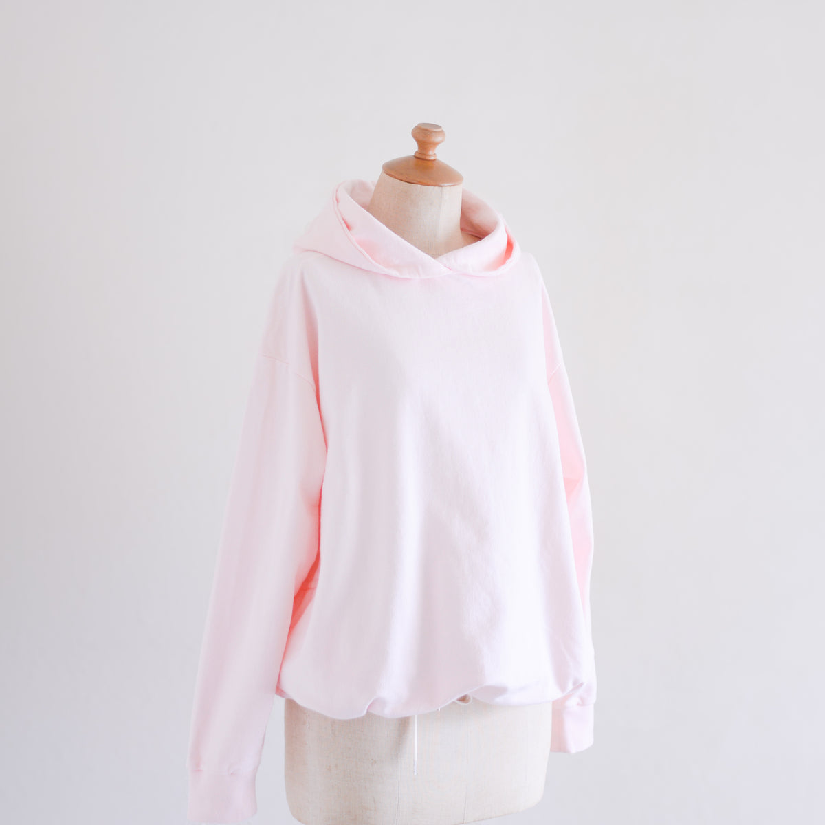 コットンブラウジングフーディ Pink