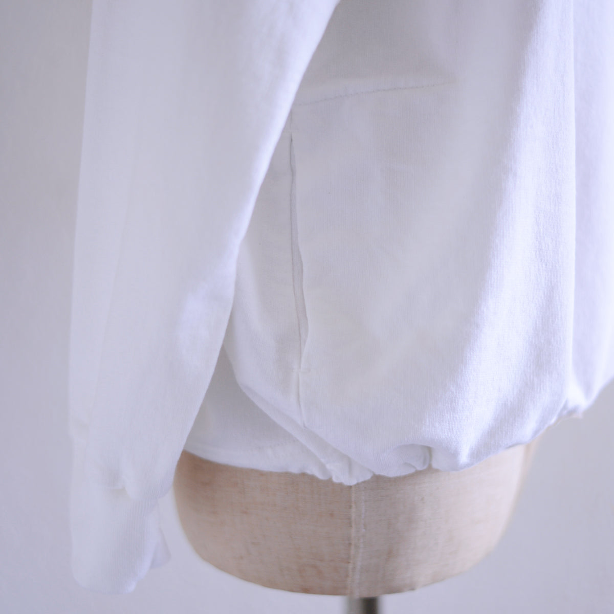 コットンブラウジングフーディ Off White