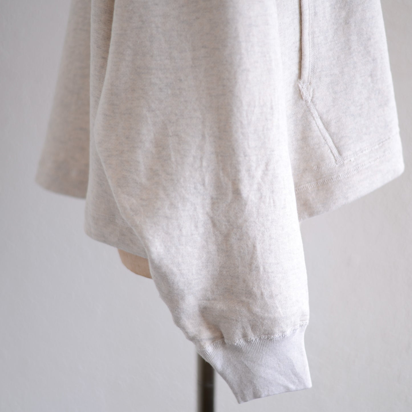 Oatmeal Cotton Fleece Hoodie